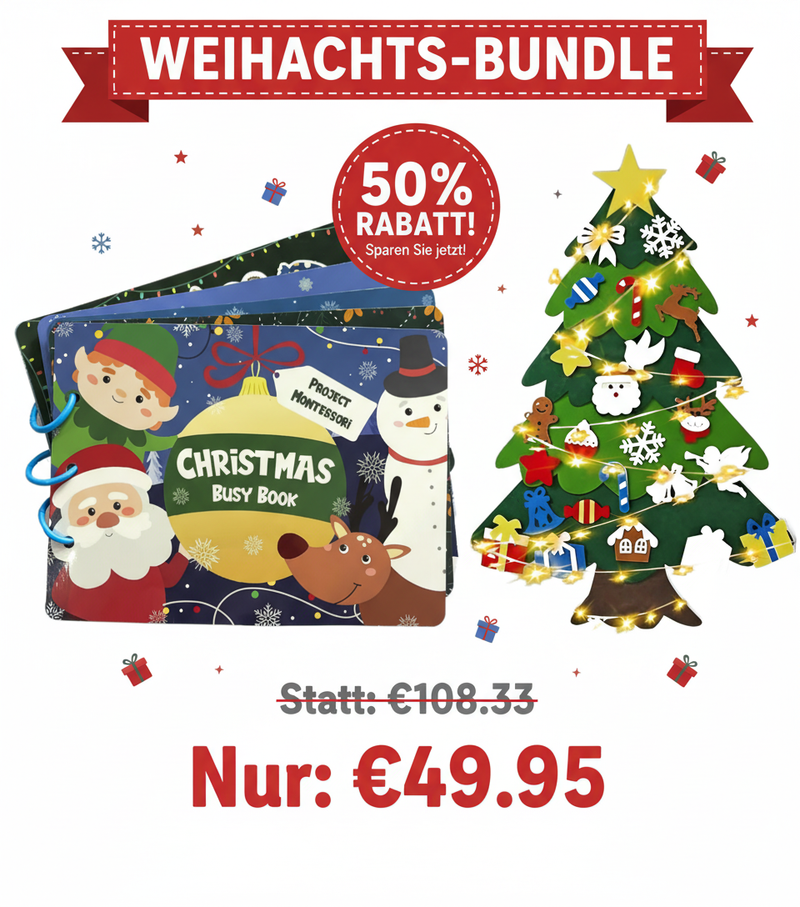 Árvore de Natal DIY para crianças